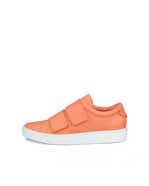 Women's ECCO® Soft 60 Leather Sneaker - Orange - Outside