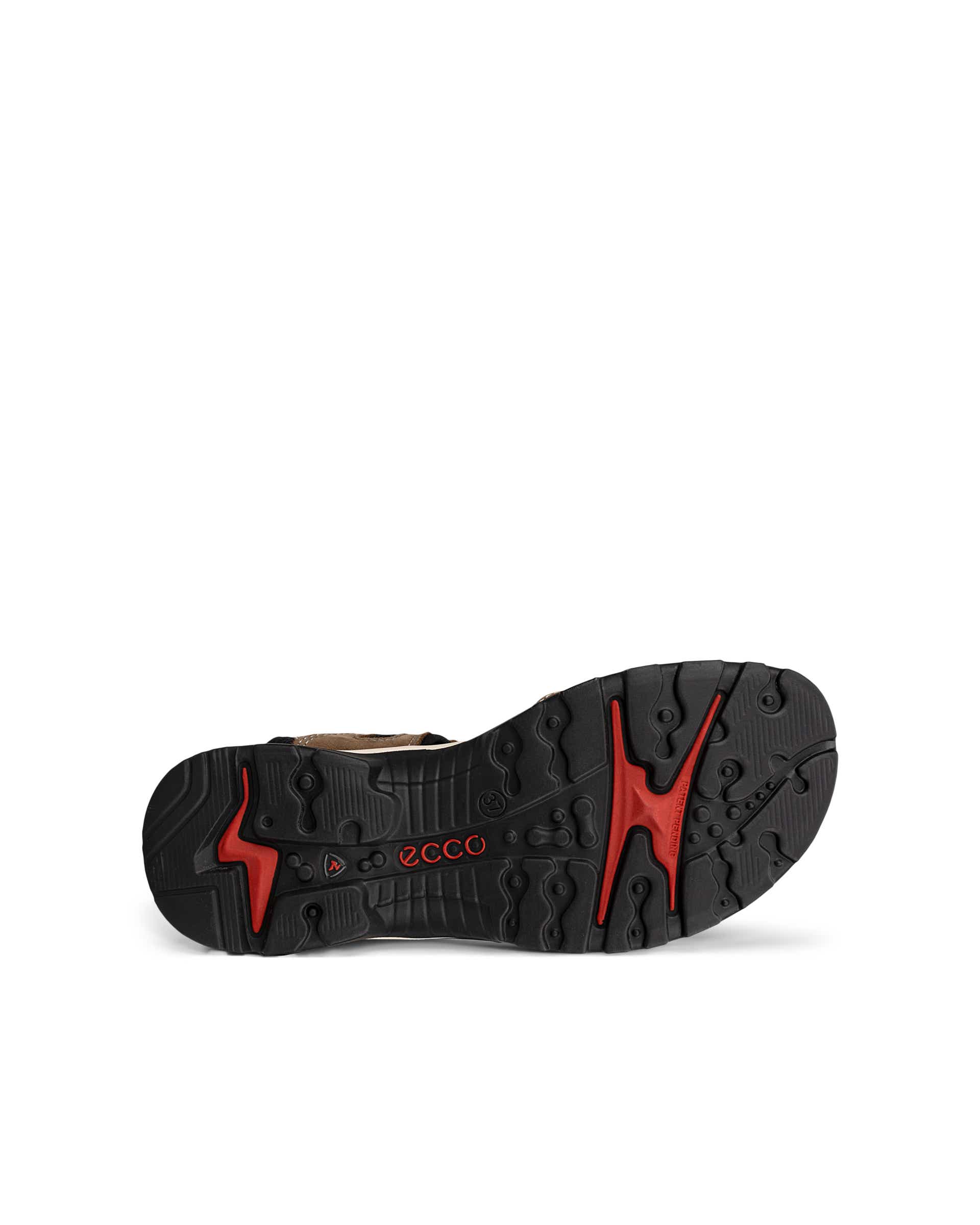 Women's ECCO® Offroad Nubuck Outdoor Sandal - Brown - Sole