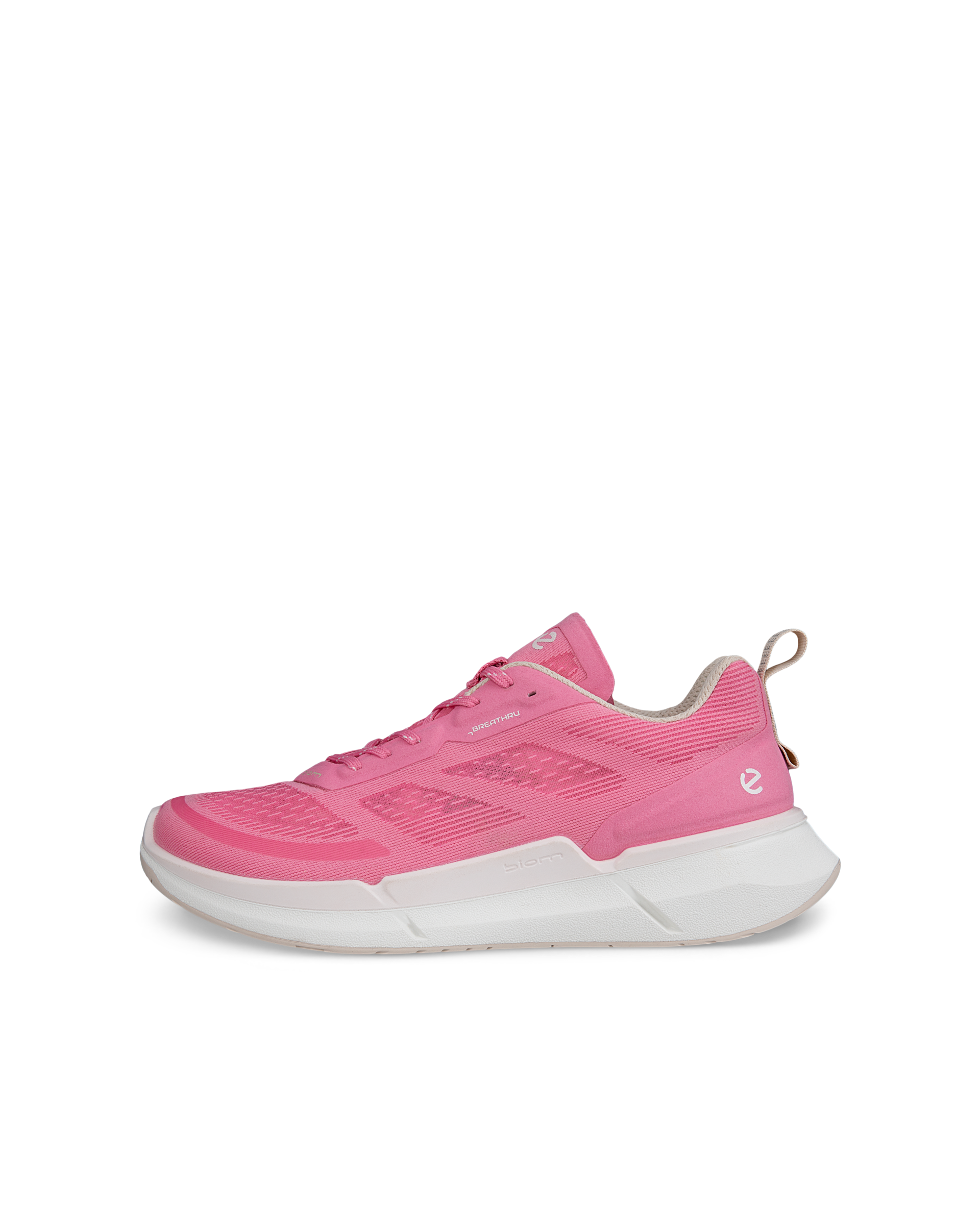 Women's ECCO® Biom 2.0 Low Breathru Textile Sneaker - Pink - Outside