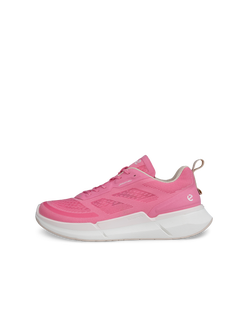 Women's ECCO® Biom 2.0 Low Breathru Textile Sneaker - Pink - Outside