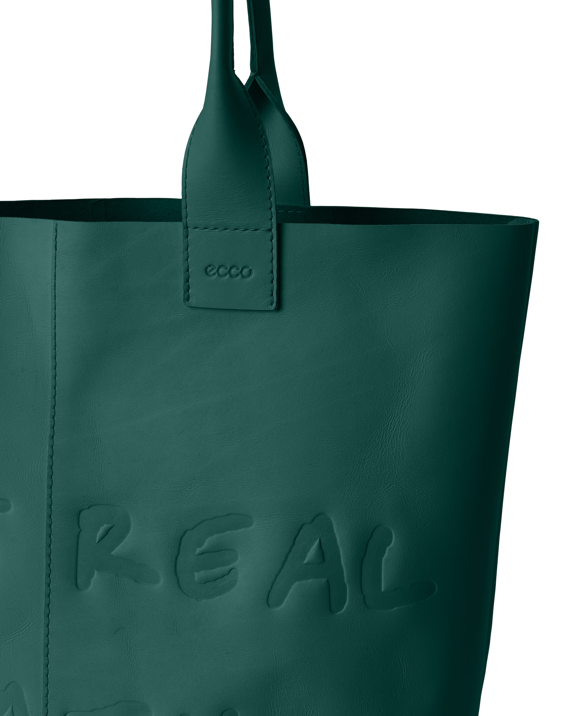 ECCO® Tote Real Leather Tote Bag - Green - Detail-2