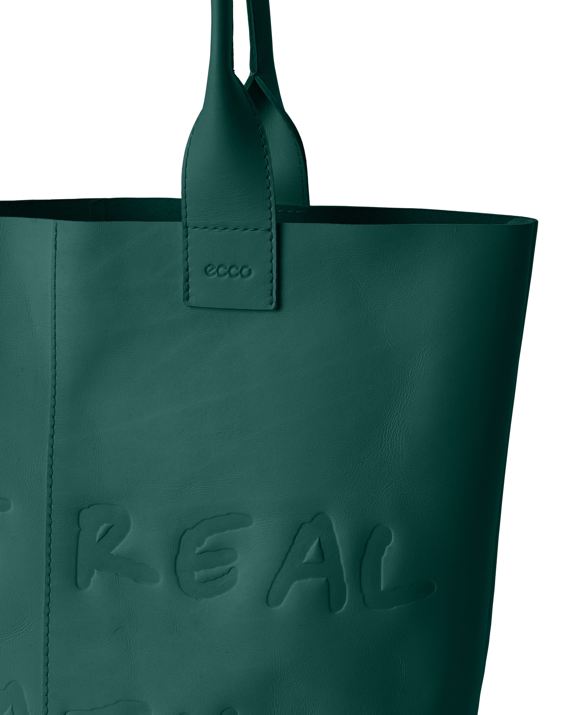 ECCO® Tote Leather Tote Bag - Green - Detail-2