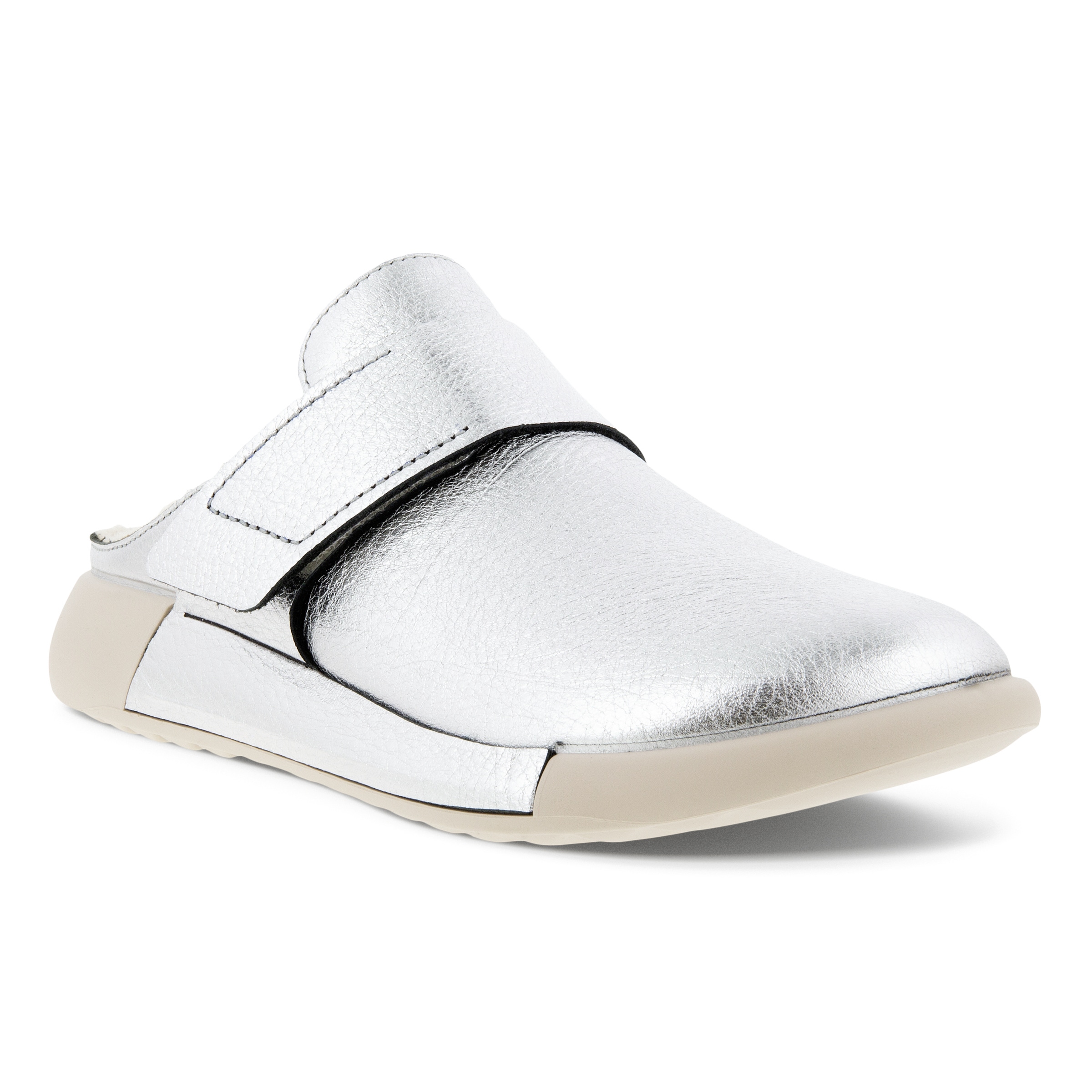 Women's ECCO® Cozmo Leather Clog - Metallics - Main