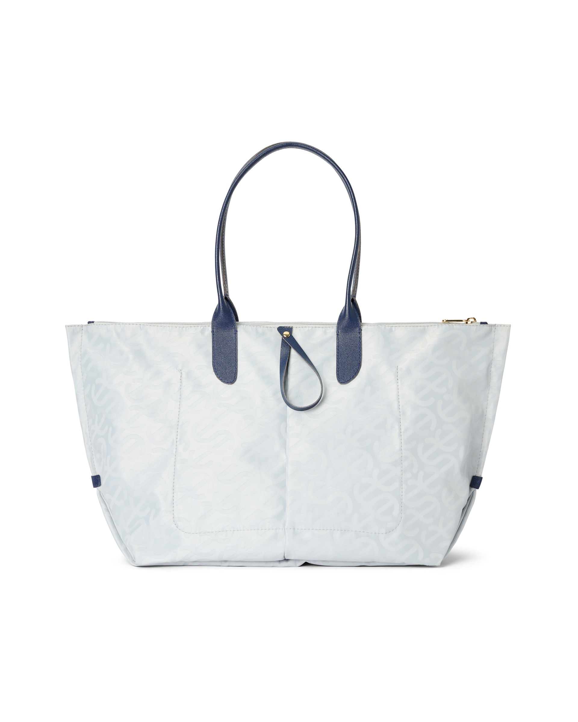 ECCO Tote Go Light E Wave レザートートバッグ - Grey - Back