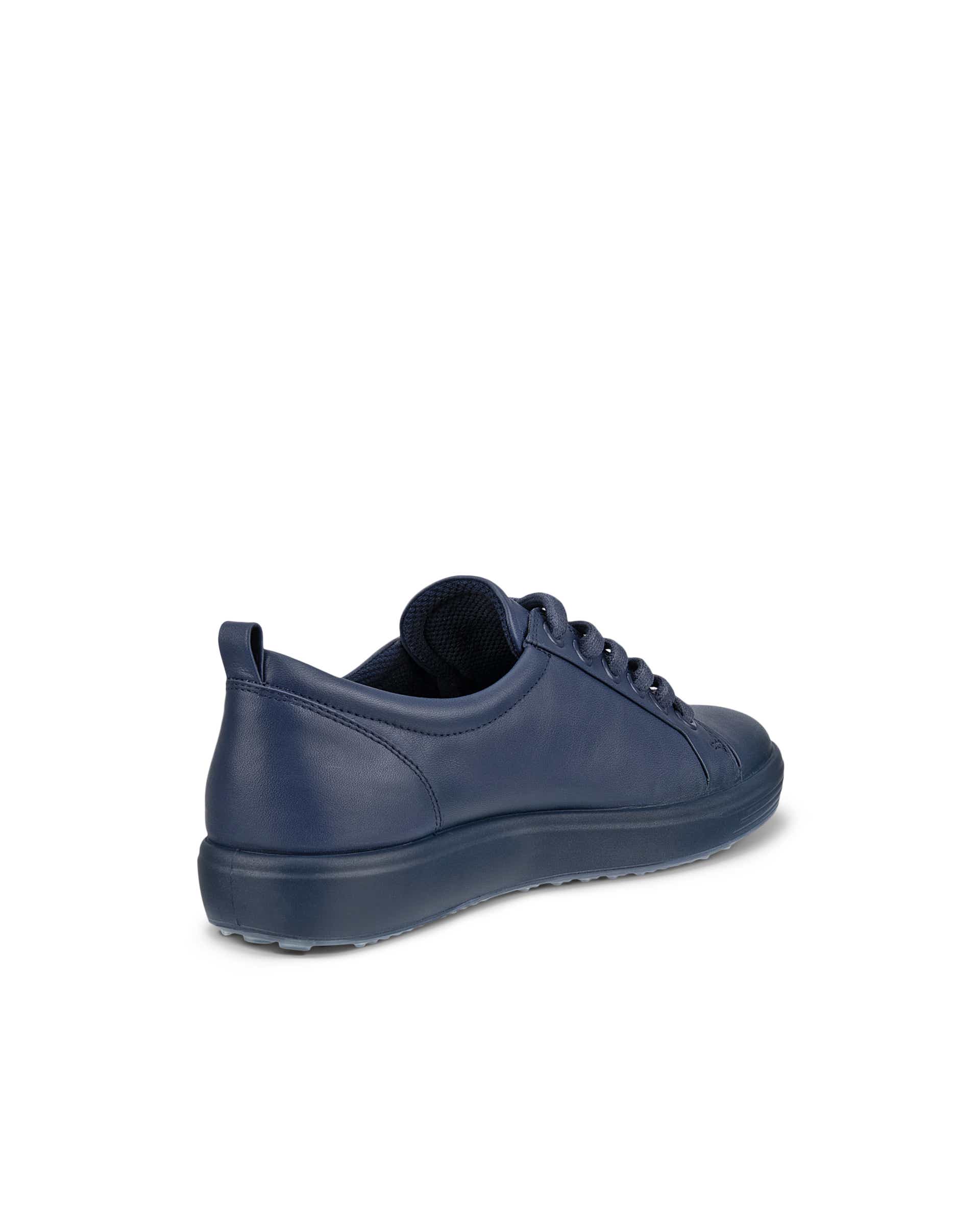 ECCO Soft 7 ウィメンズ レザーGore-Texスニーカー - 青 - Back