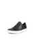 Men's ECCO® Street Tray Leather Sneaker - Black - Main