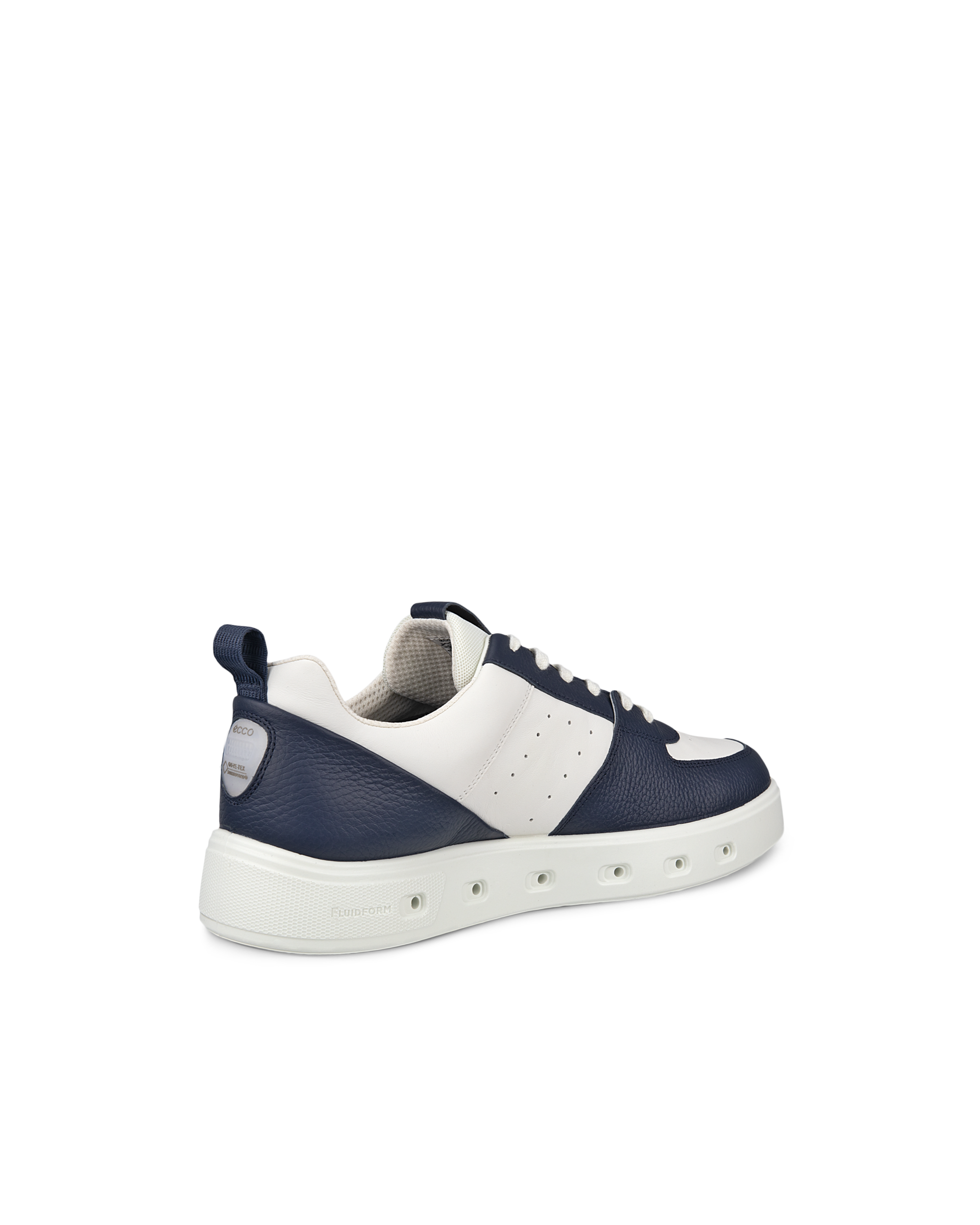 ECCO® Street 720 baskets en cuir Gore-Tex pour homme - Bleu - Back