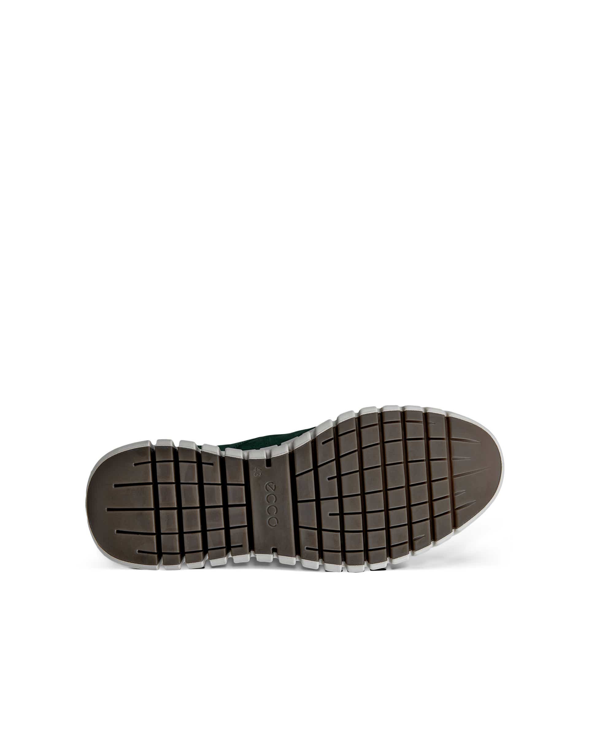 Pánske nubukové tenisky ECCO® GRUUV - Zelená - Sole