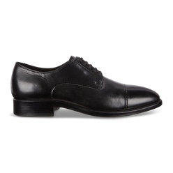 ECCO Vitrus Mondial Men's Cap-toe Derby Shoes - Black - Outside