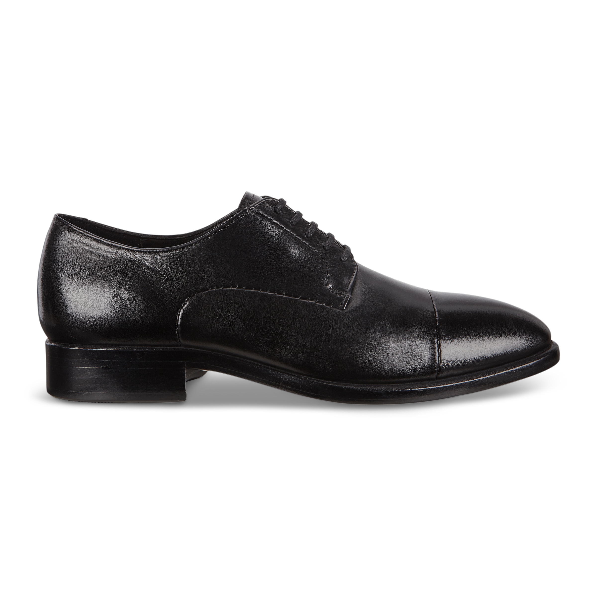 ECCO Vitrus Mondial メンズ レザーダービーシューズ - 黒 - Outside