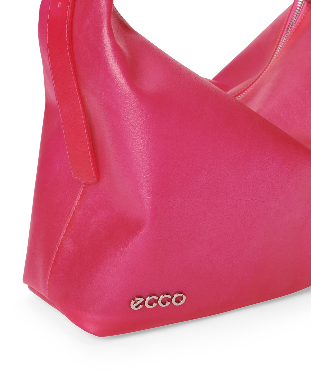 Bolso hobo de piel ECCO® Hobo - Rosa - Detail-1