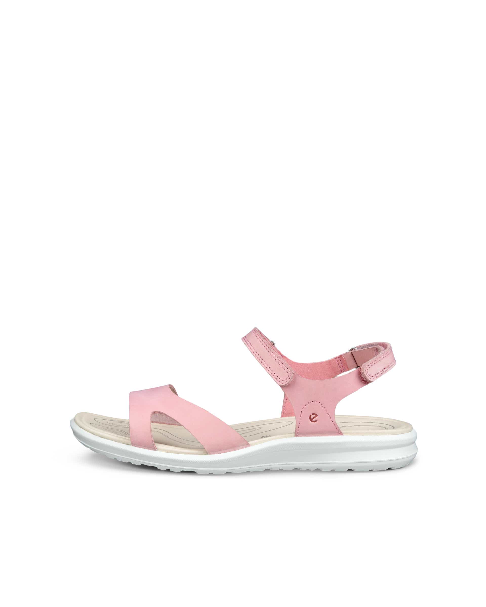 Women's ECCO® Cruise II Nubuck Sandal - Pink - Outside