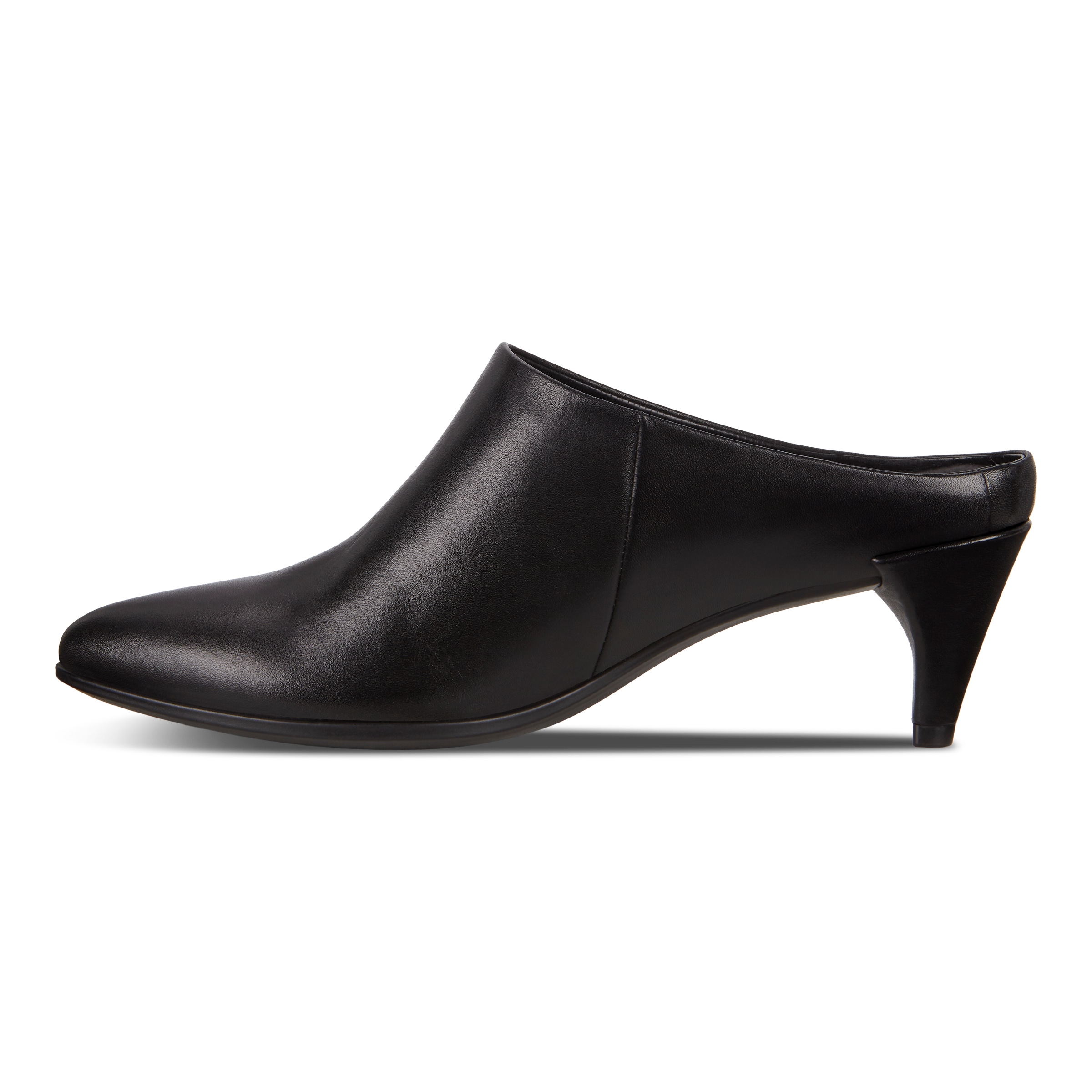ECCO Women Mule Shape 45 Bout Pointu, Talon Effilé - Black - Inside