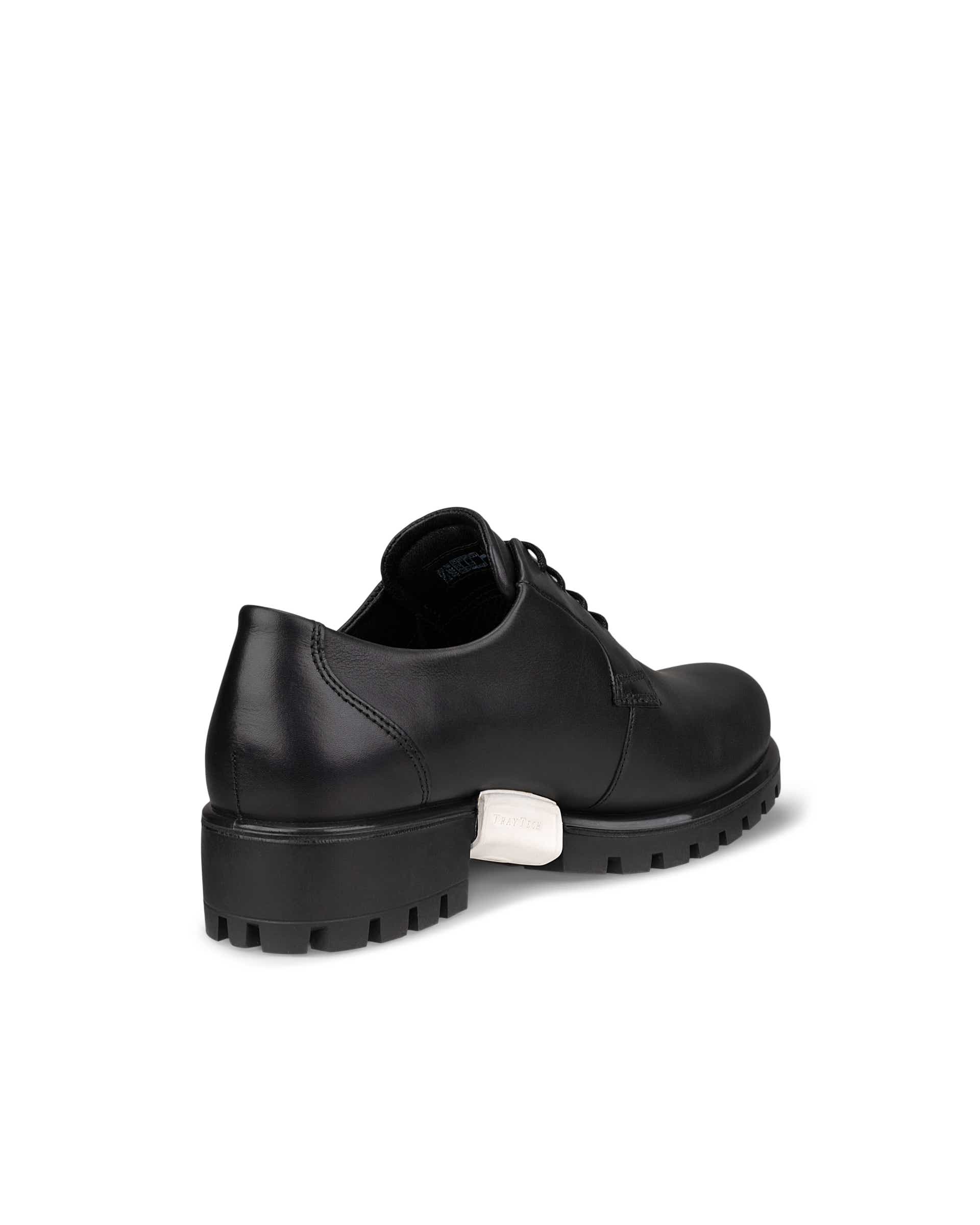 ECCO Modtray ウィメンズ レザーダービーシューズ - ブラック - Back