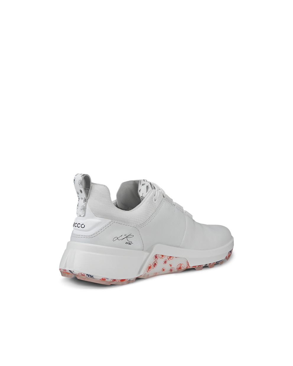 Women's ECCO® Golf BIOM H4 (Lydia Ko Edition) Leather Gore-Tex Shoe - White - Back