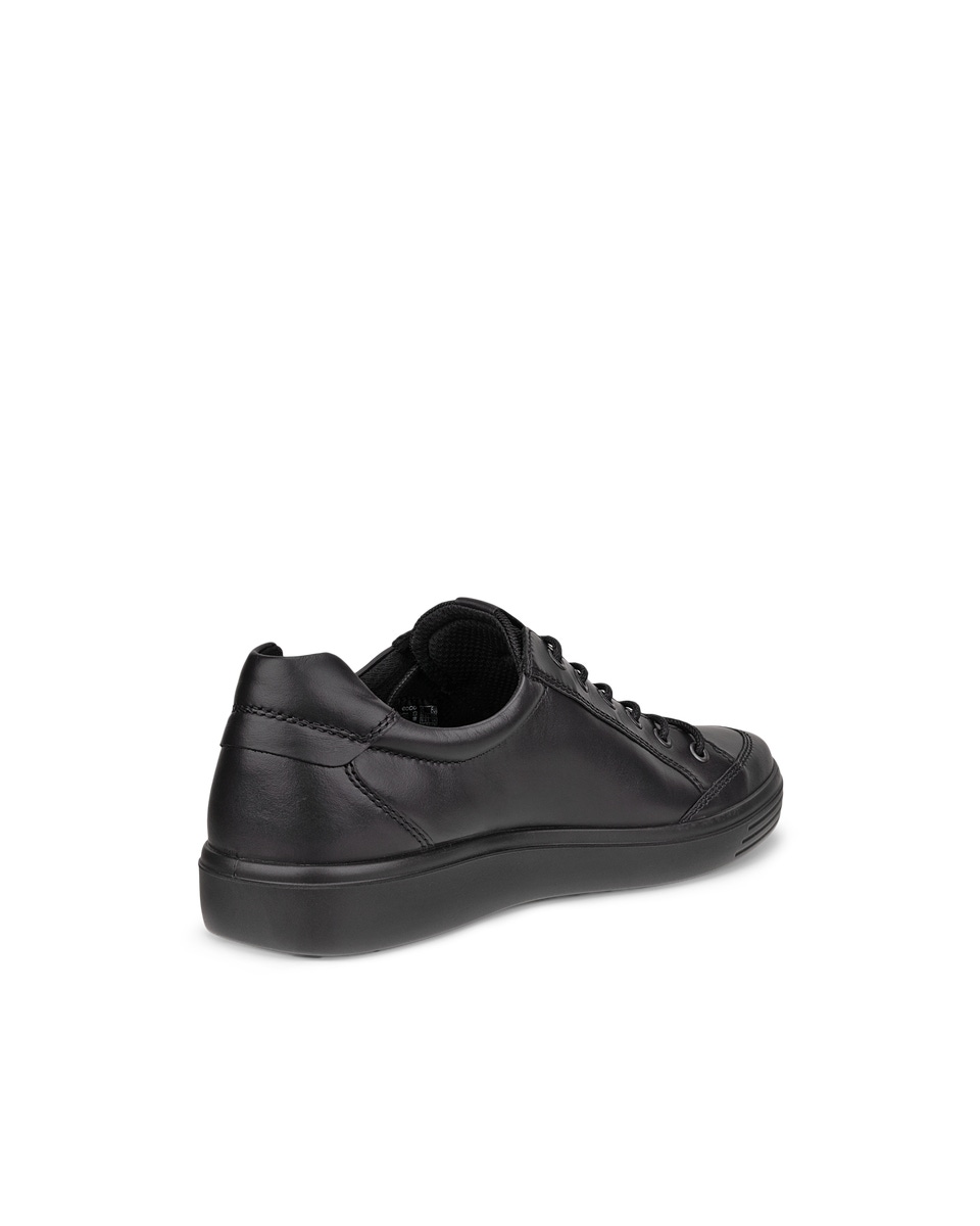 Ecco black leather sneakers online