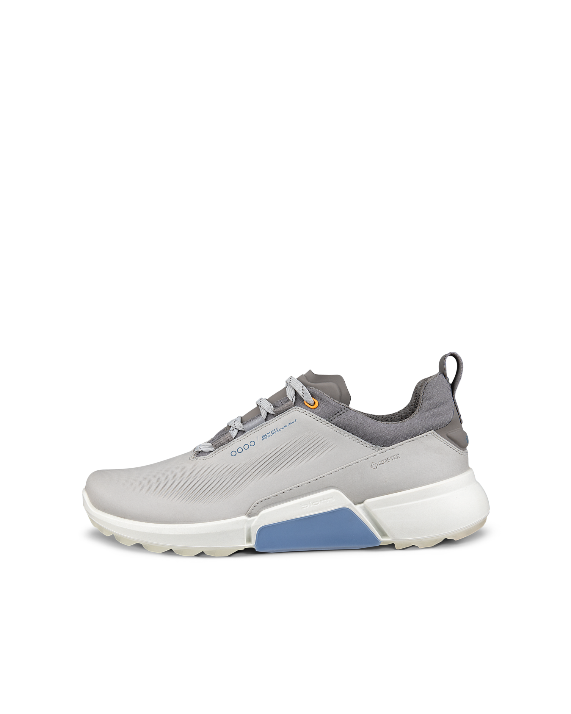 Men's ECCO® Golf BIOM H4 Leather Gore-Tex Shoe - Grey - Outside