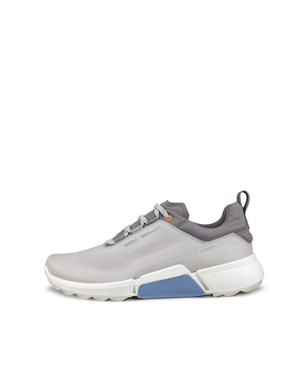 Men's ECCO® Golf Biom H4 Leather Gore-Tex Golf Shoe - Grey - Outside