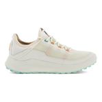 Women's ECCO® Golf Core Textile Shoe - Beige - Outside