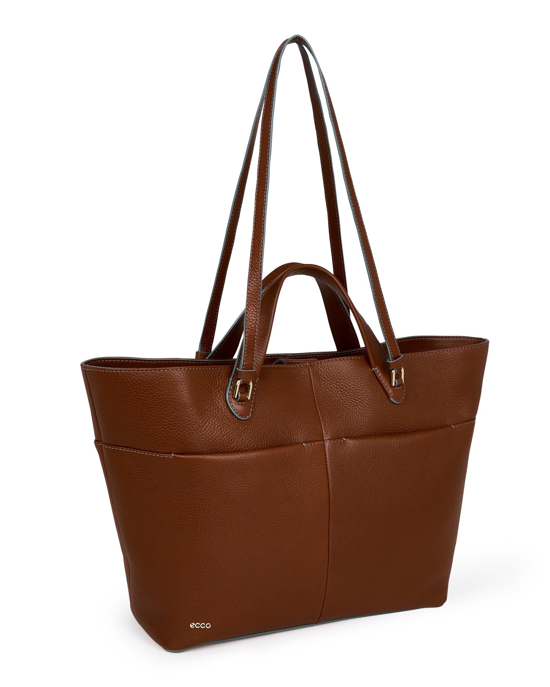 ECCO® Leather Tote Bag - Brown - Main