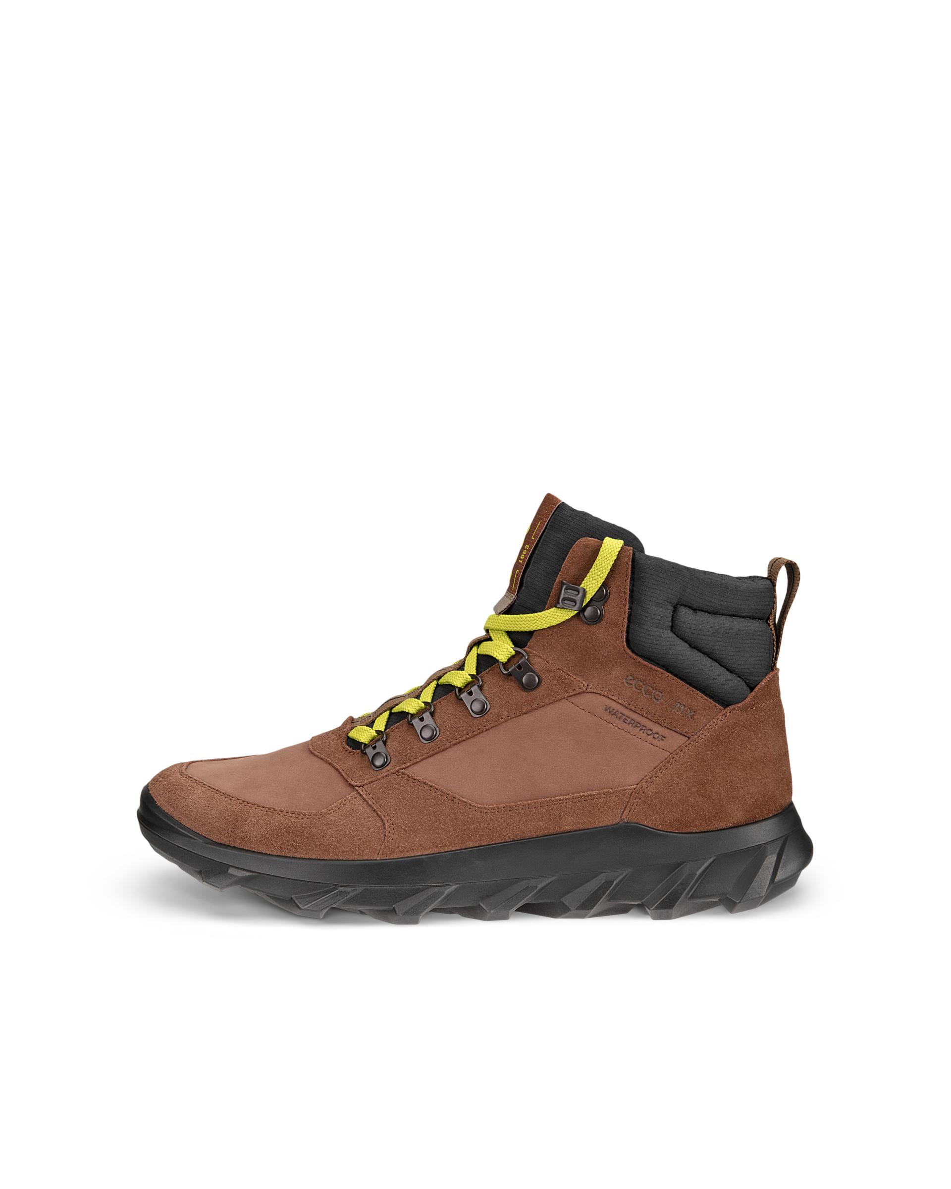 Botas de montaña impermeable de caña media de ante ECCO® Mx para hombre - Marrón - Outside