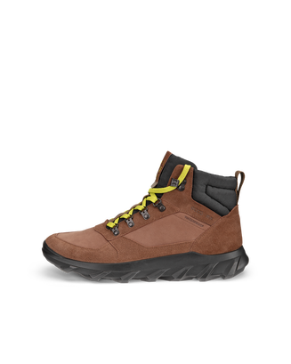 Botas de montaña impermeable de caña media de ante ECCO® Mx para hombre - Marrón - Outside