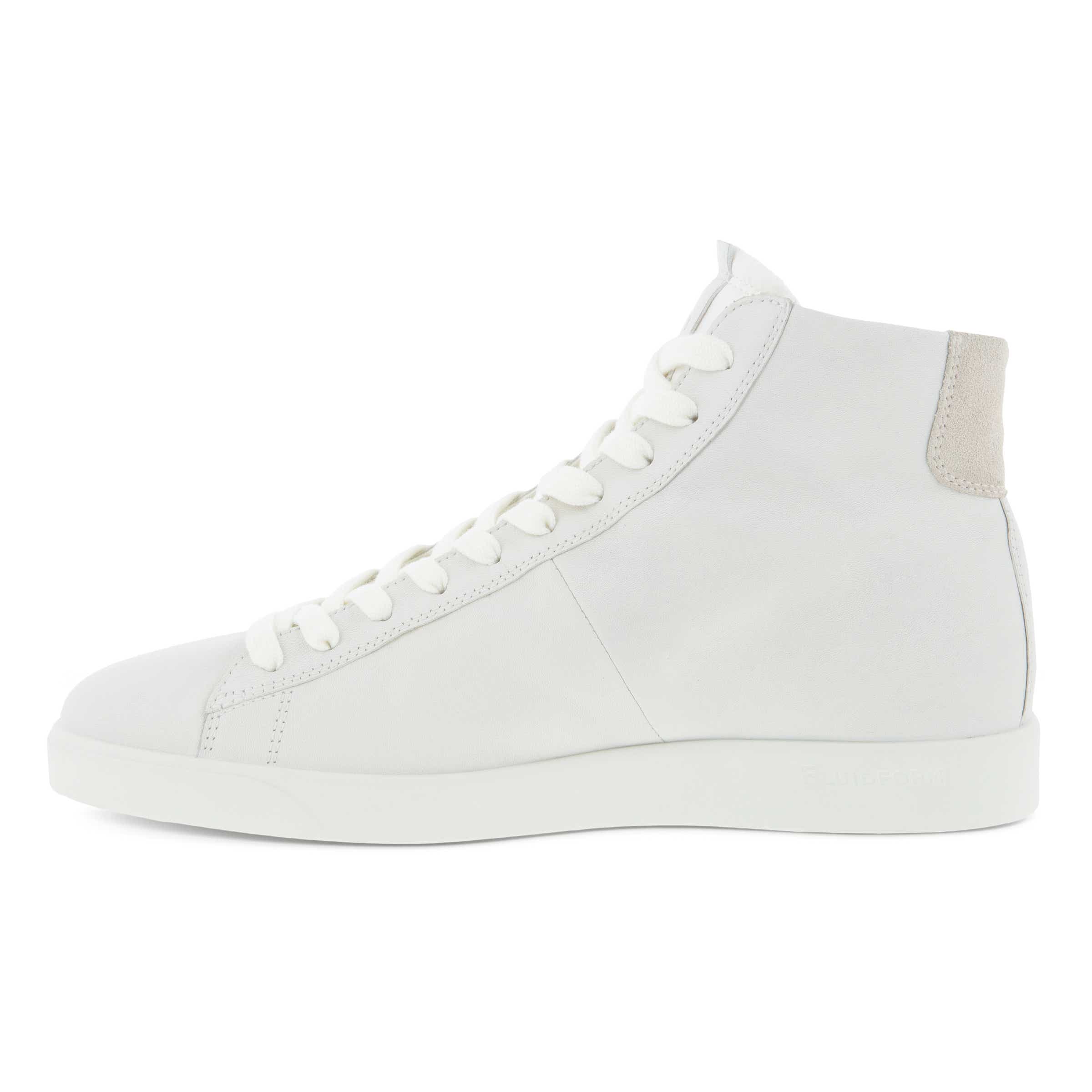 Zapatillas altas de piel ECCO® Street Lite para mujer - Blanco - Inside