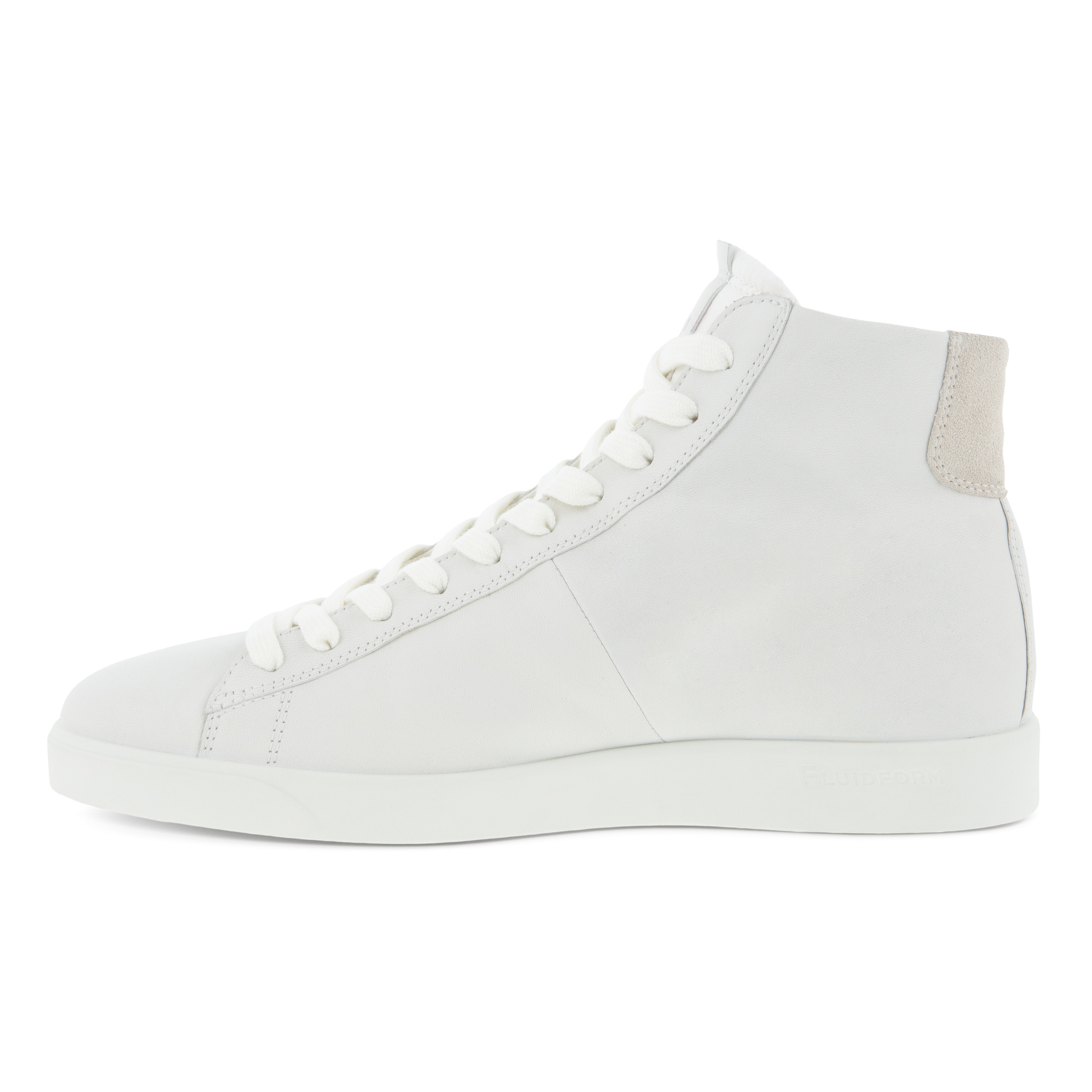 Zapatillas altas de piel ECCO® Street Lite para mujer - Blanco - Inside