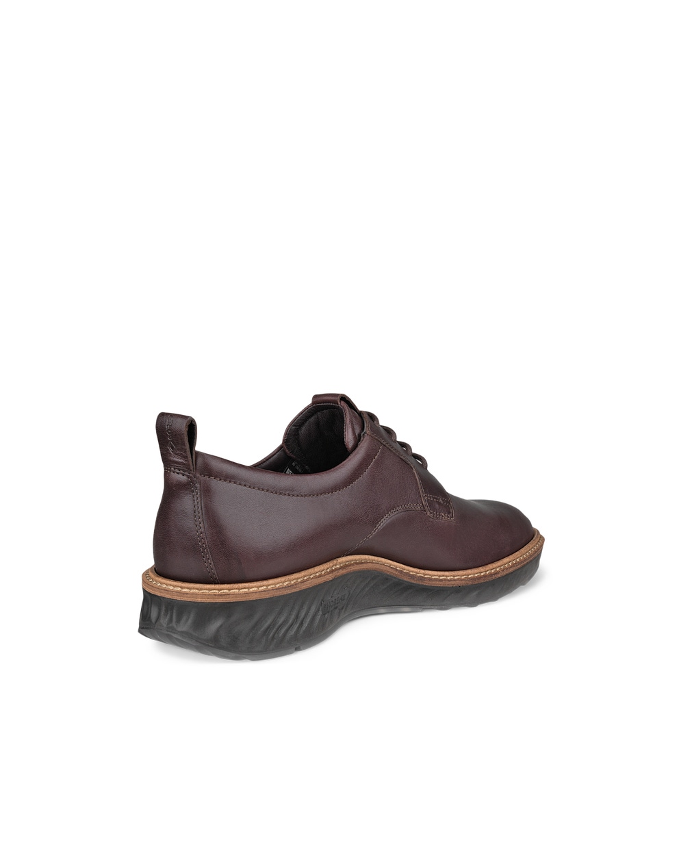 Men's ECCO® ST.1 Hybrid Leather Gore-Tex Derby Shoe - Brown - Back