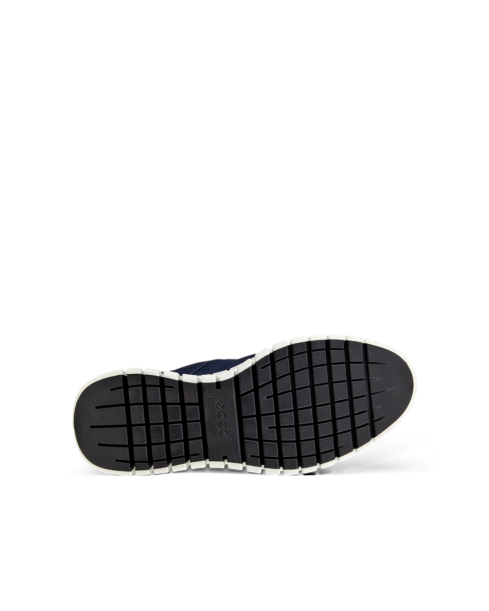 ECCO Men's Gruuv Flexible Sole Sneakers - Blue - Sole