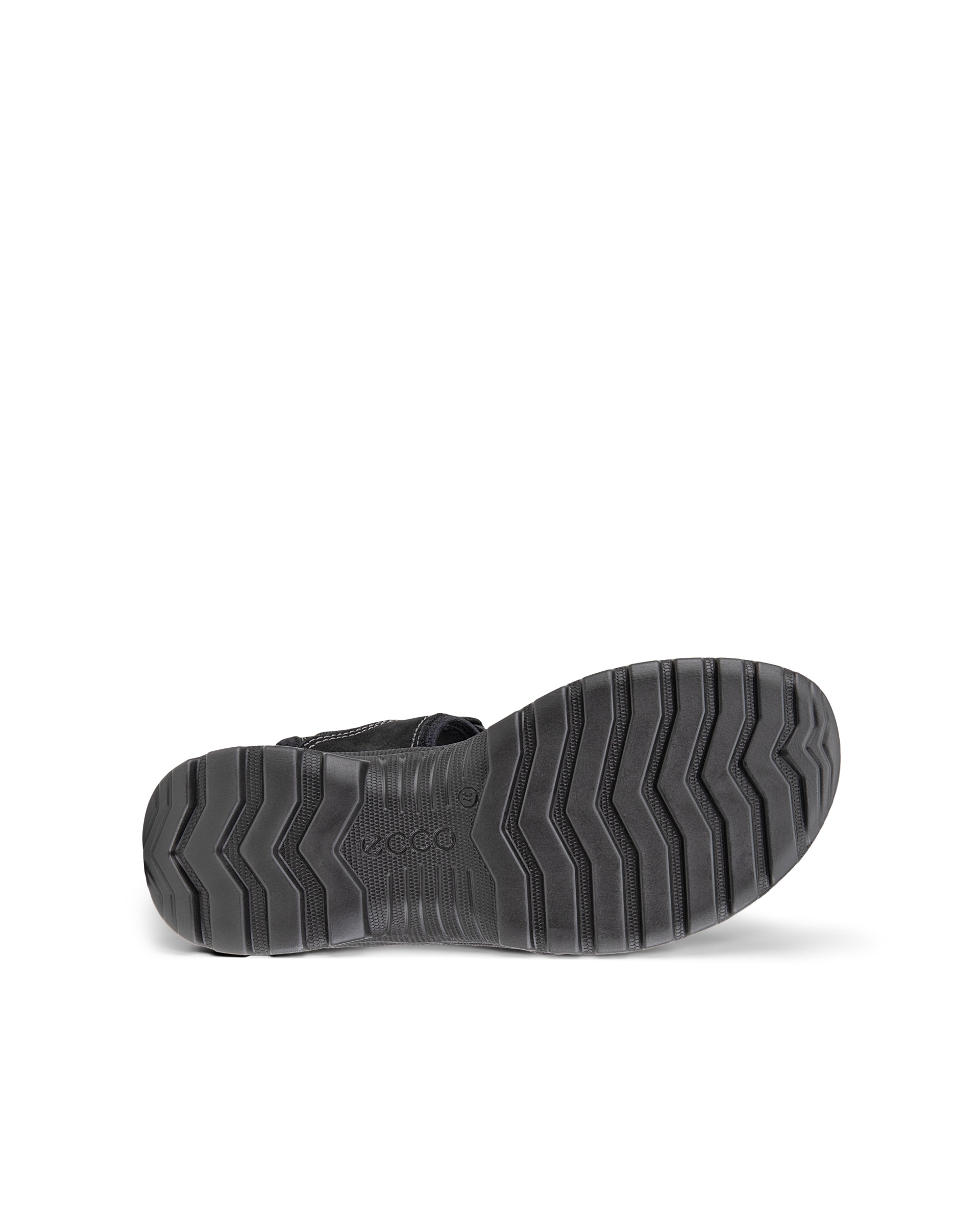 Women's ECCO® Onroads Nubuck Walking Sandal - Black - Sole