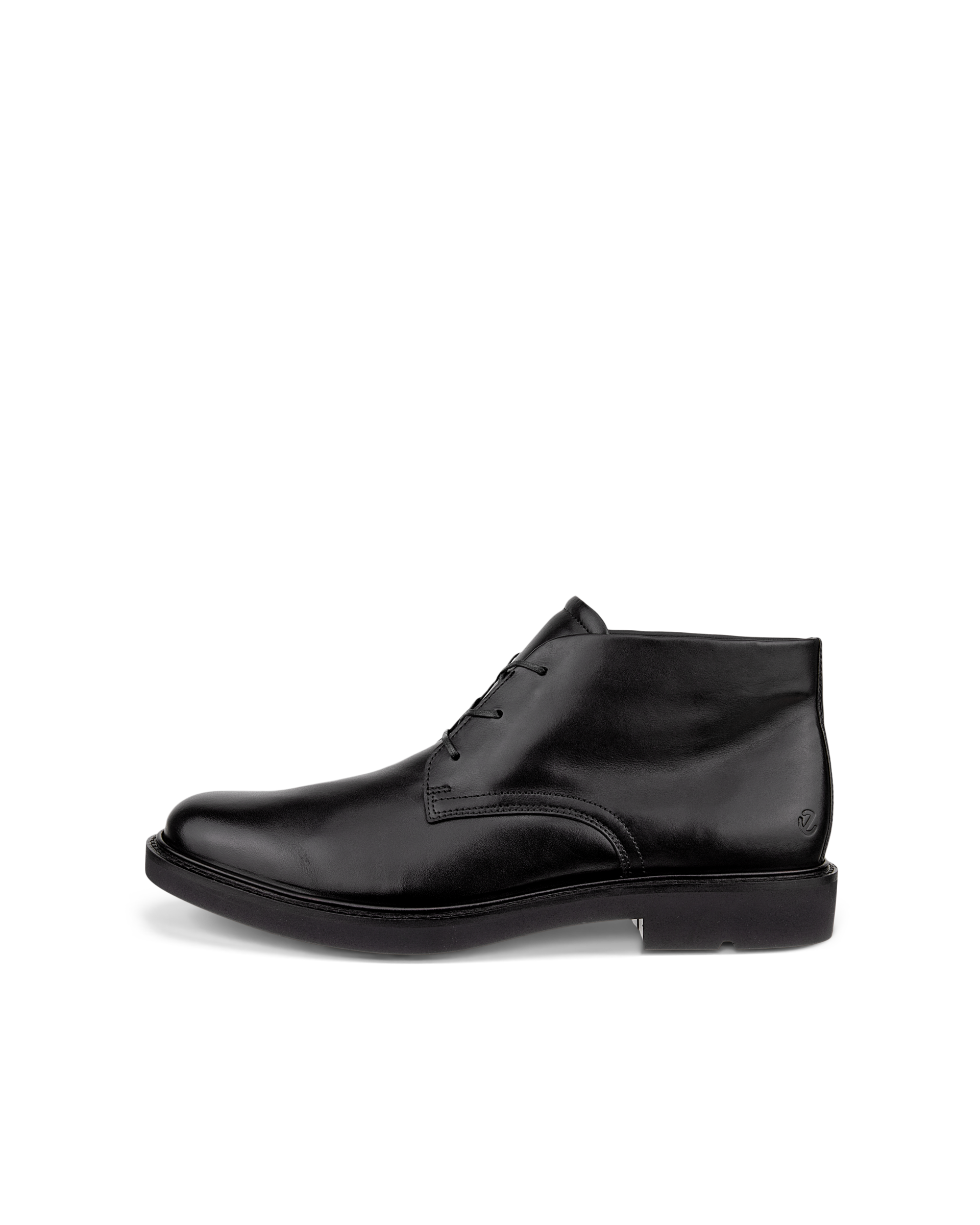 ECCO® Metropole London nahast Chukka poolsaabas meestele - Must - Outside