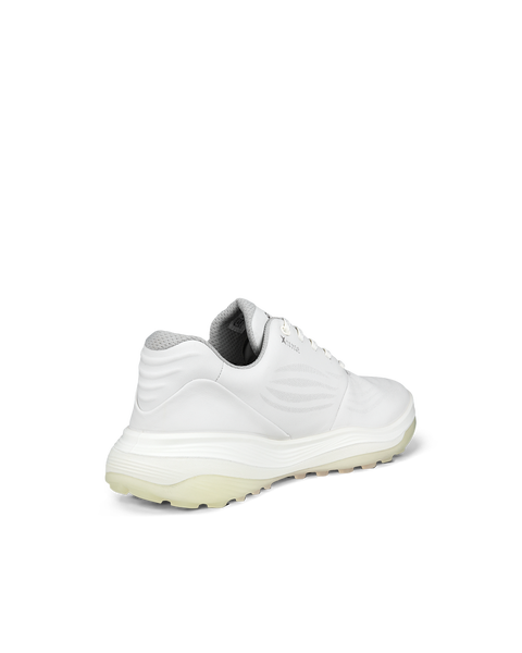Zapatos golf impermeable de piel ECCO® Golf LT1 para mujer - Blanco - Back