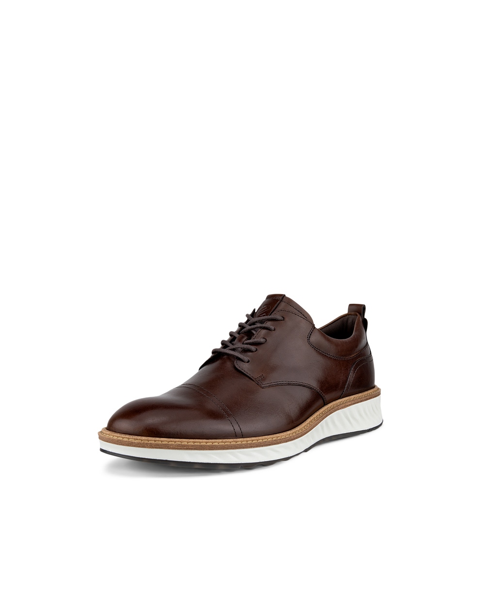 Men's ECCO® St.1 Hybrid Leather Derby Shoe - Brown - Main