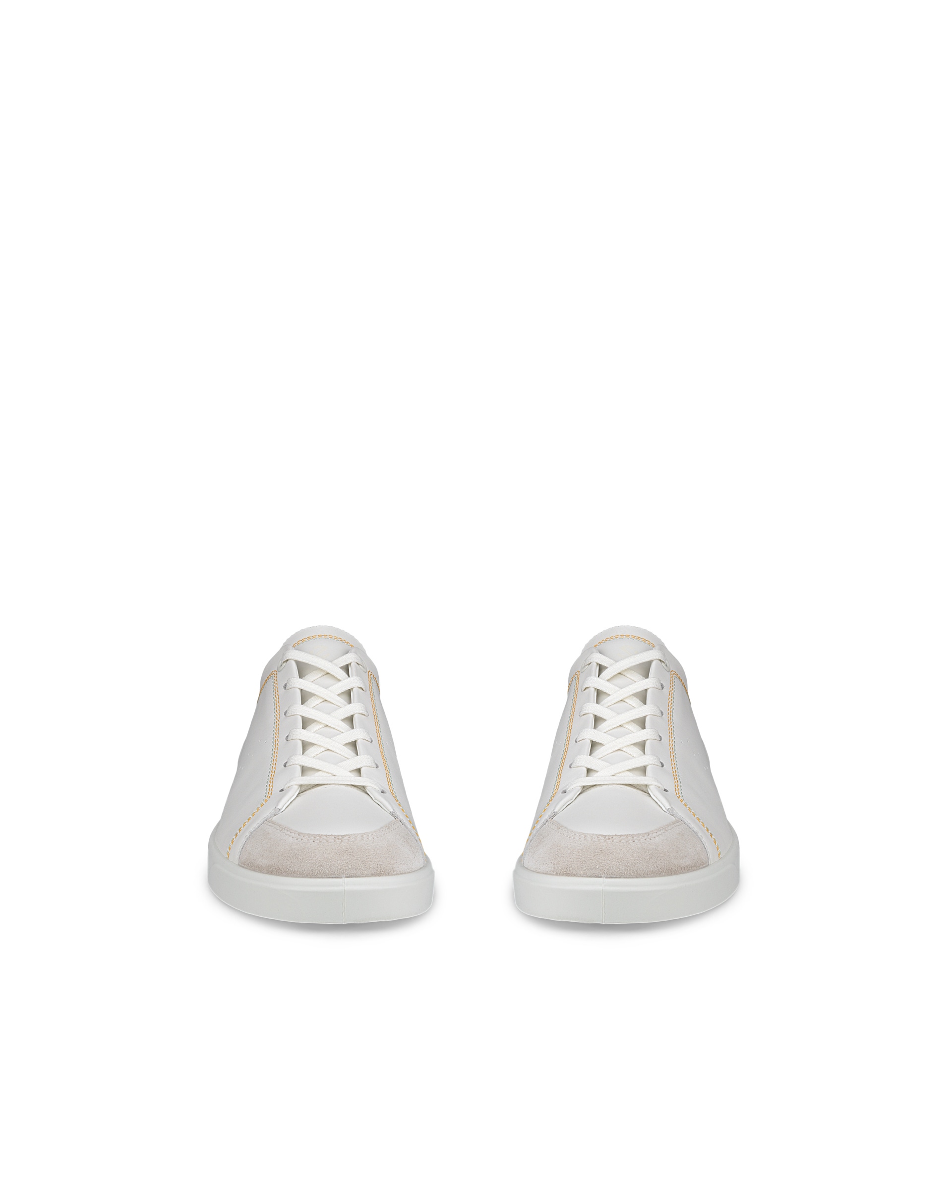 Women's ECCO® Street Lite Leather Sneaker - White - Front pair