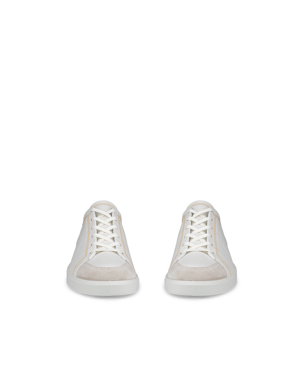 Women's ECCO® Street Lite Leather Sneaker - White - Front pair