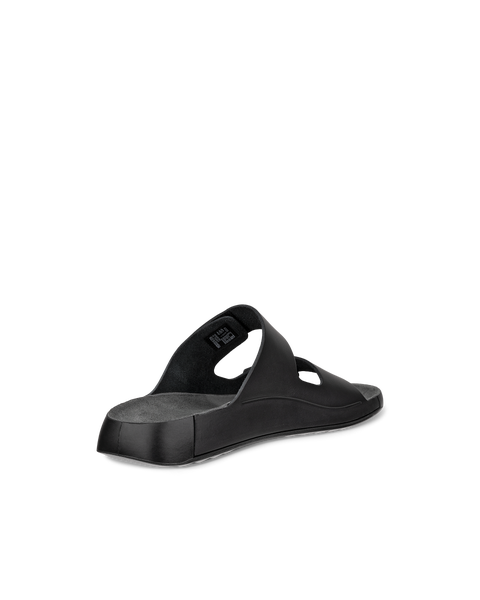 ECCO Men's Cozmo Slide Sandal - Black - Back