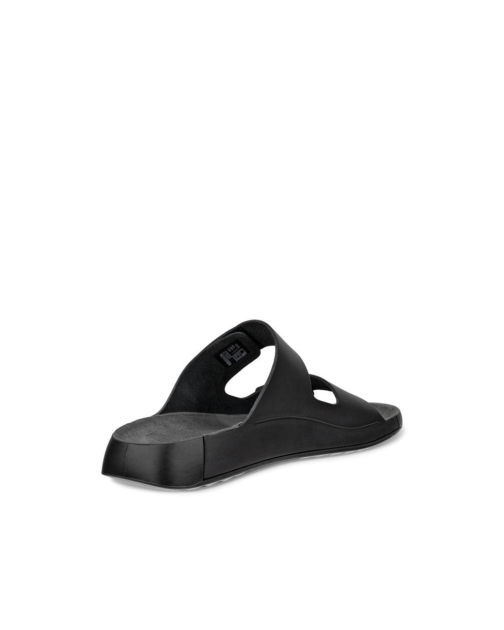 ECCO Men Cozmo Slide Sandal - Black - Back