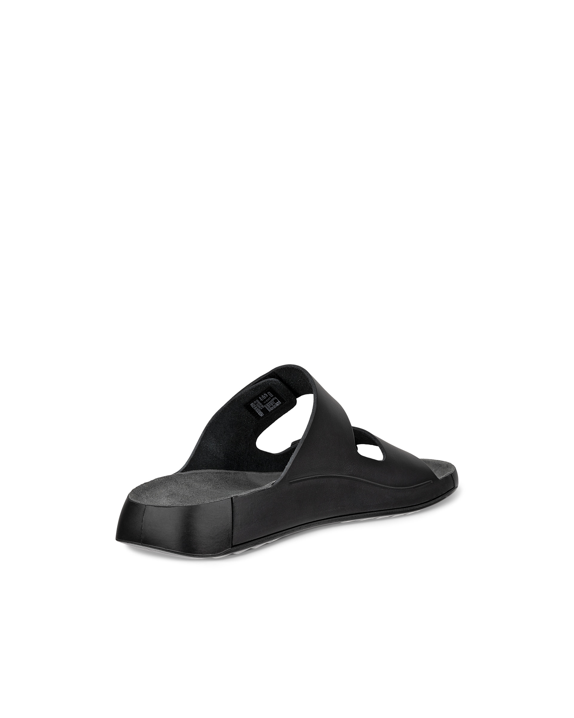 ECCO Men Cozmo Slide Sandal - Black - Back