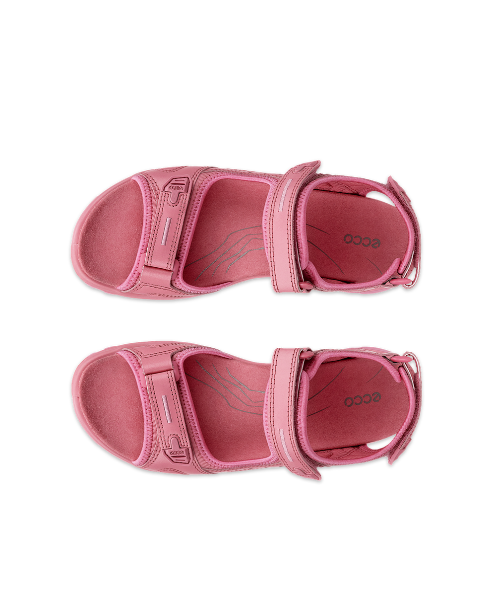 ECCO Offroad Womens Sports Sandal - Pink - Top left pair