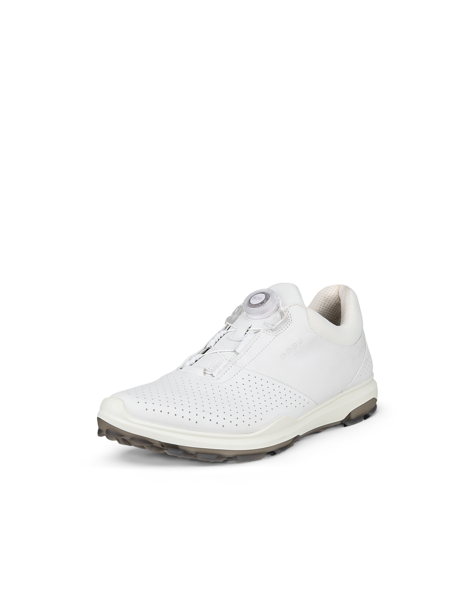 Men's ECCO® Golf BIOM Hybrid 3 Leather Shoe - White - Main