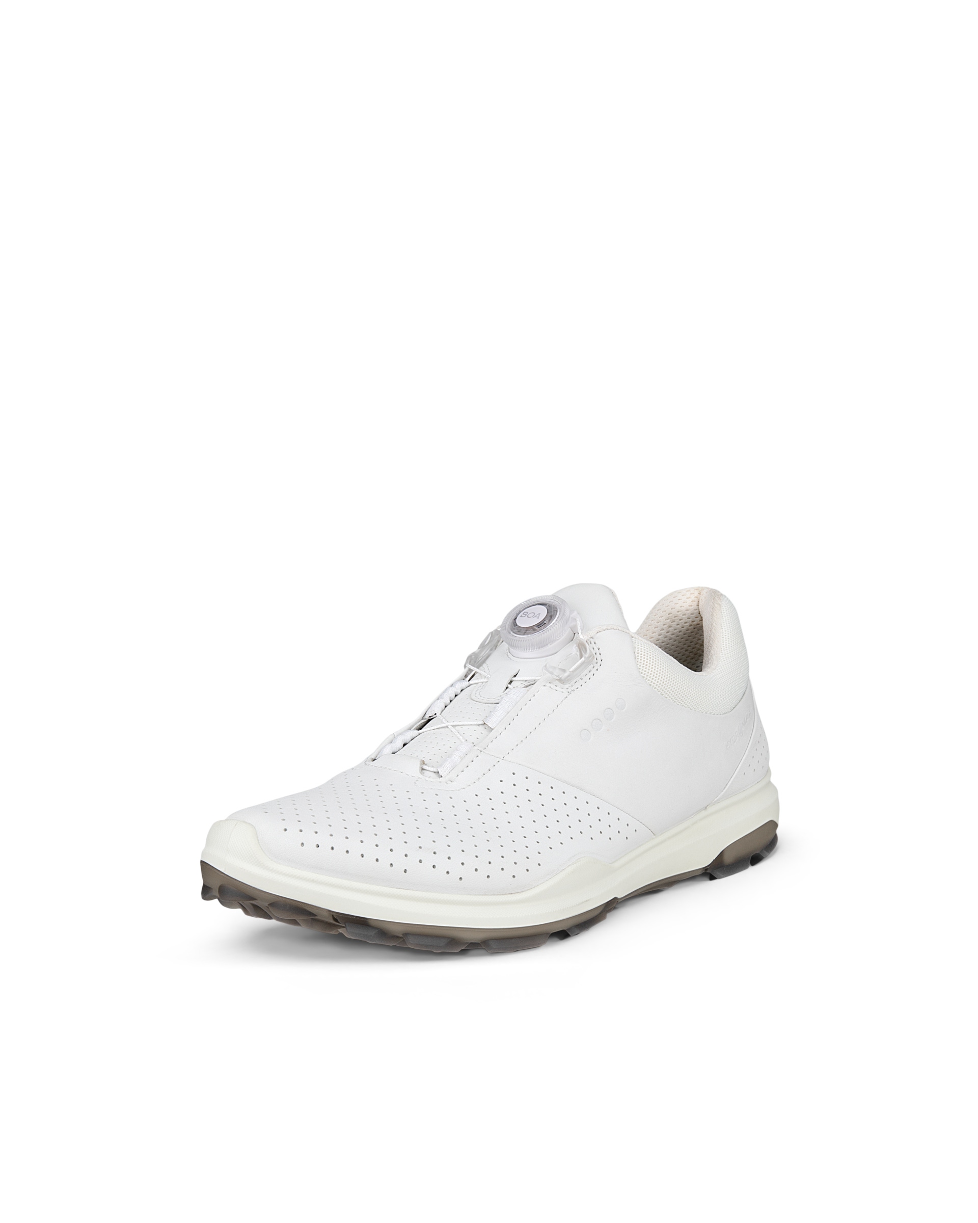 Men's ECCO® Golf Biom Hybrid 3 Leather Shoe - White - Main