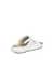 Women's ECCO® Cozmo 60 Leather Two Strap Sandal - White - Back