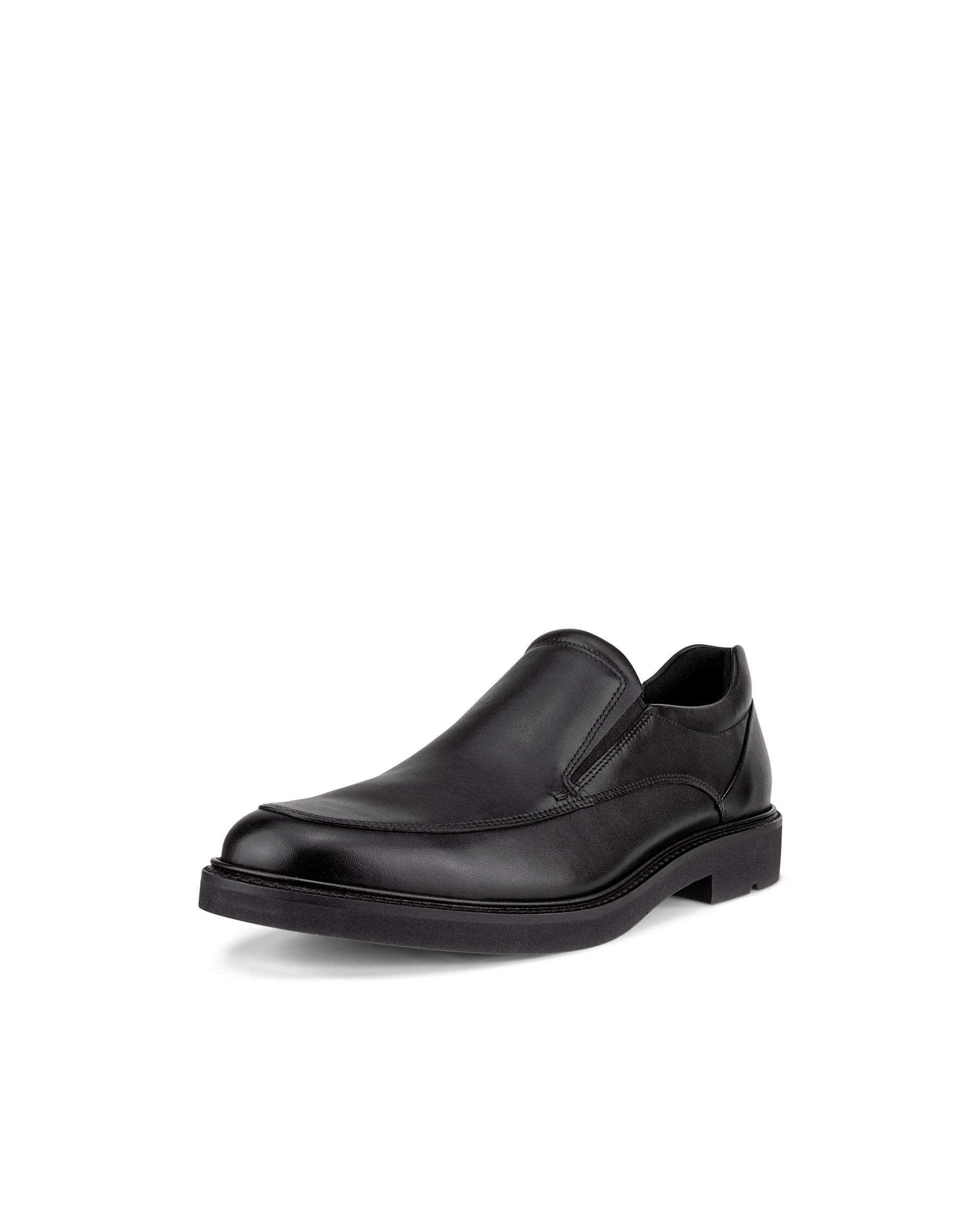 Men's ECCO® Metropole London Leather Slip-On - Black - Main