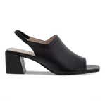 ECCO Women's Elevate Squared 50 MM Sandals - Black - Outside