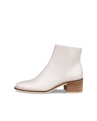 ECCO Women's Shape Sartorelle 35 MM Ankle Boots - Beige - Outside