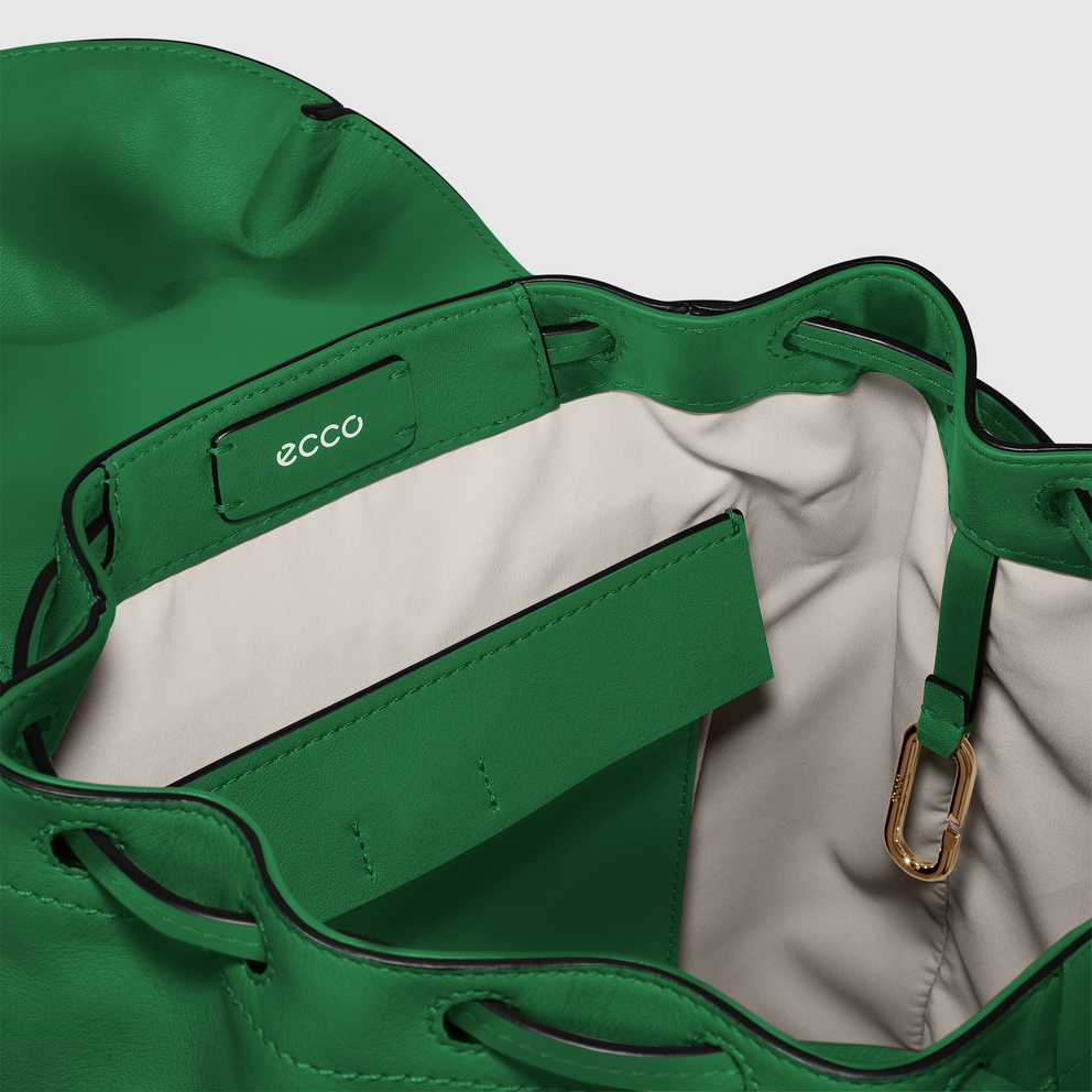 ECCO PILLOW DRAWSTRING BACKPACK - Green - Inside