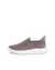 Women's ECCO® ATH-1FM Nubuck Slip-On Sneaker - Purple - Outside