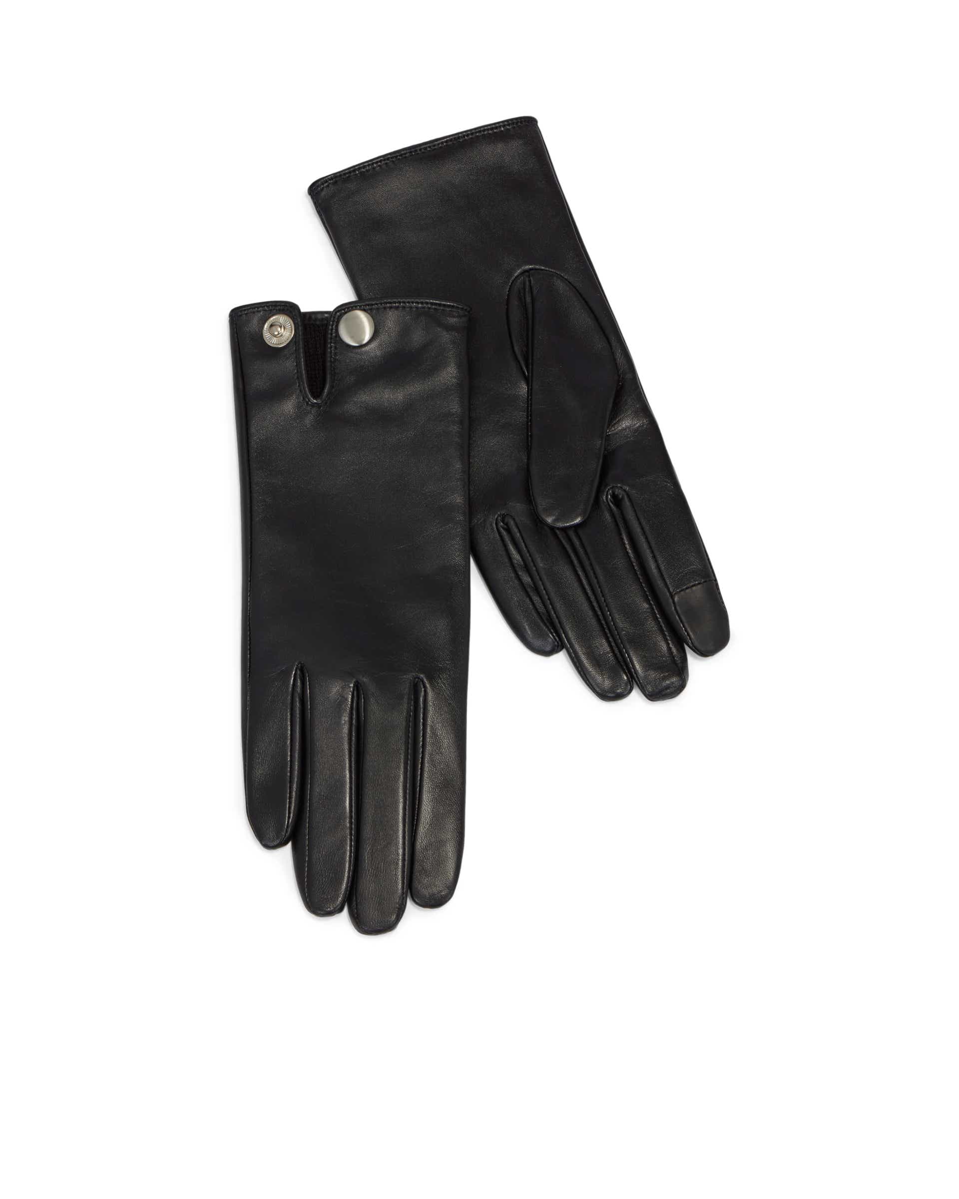 ECCO Women's Wool-lined Leather Gloves - undefined - Main