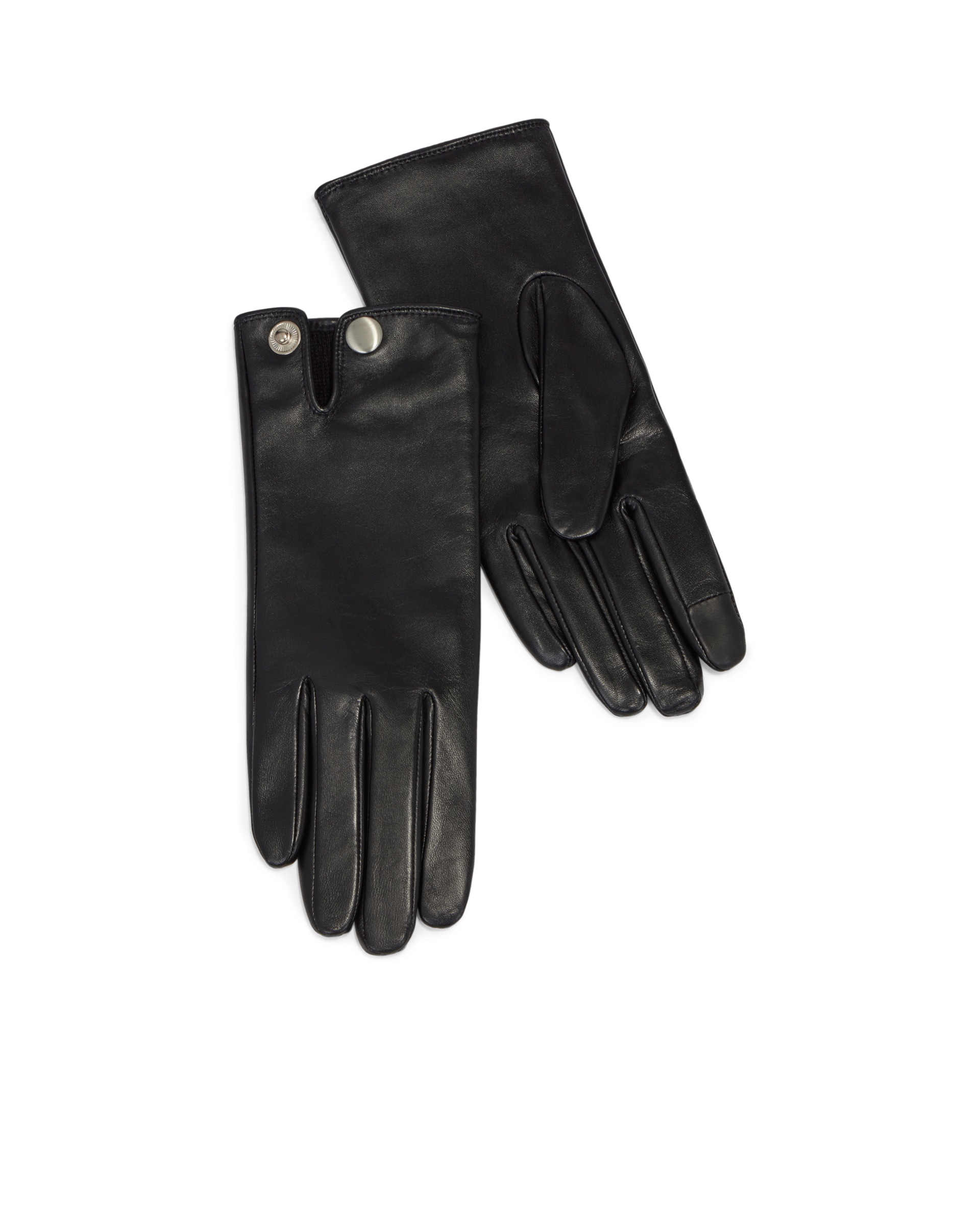 Guantes de piel ECCO® para mujer - Negro - Main